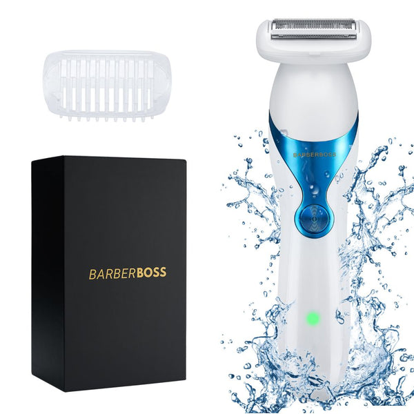 BarberBoss QR-8081 Electric Lady Shaver - Cordless Grooming for Women