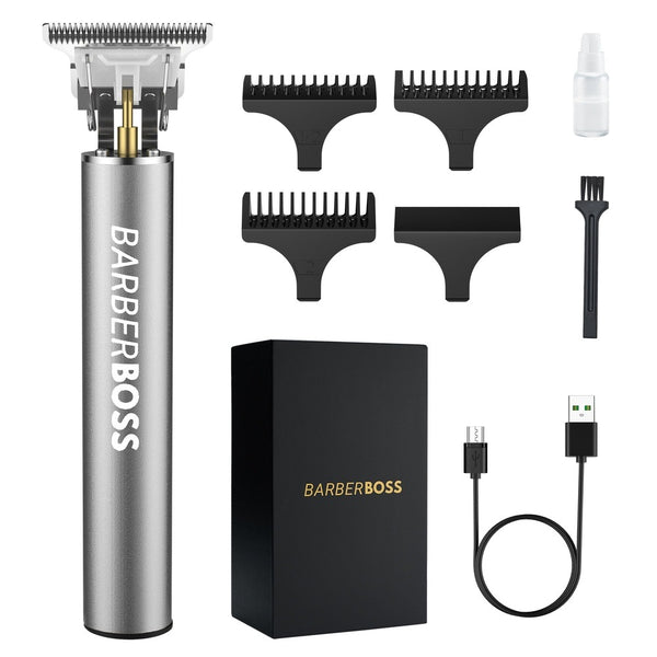 BarberBoss QR-2068 T-Blade Beard Trimmer & Hair Clipper Cordless Design