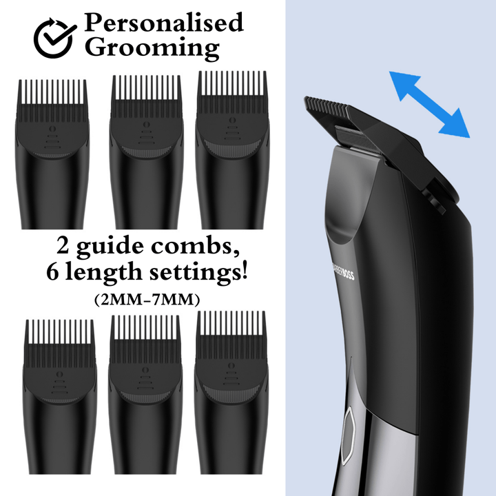 BarberBoss QR - 2020 Groin and Body Hair Trimmer - Men’s Pubic Hair Trimmer, Men's Ball Shaver, Body Groomer, Ball Trimmer - BarberBoss | Look Your Best, Everyday