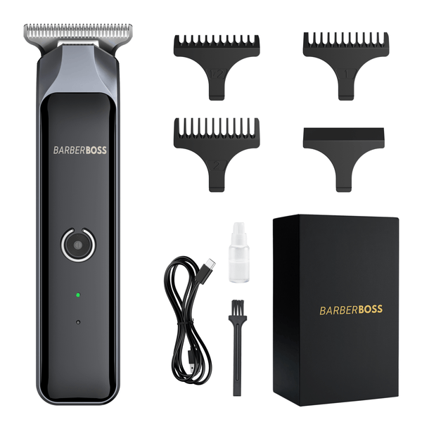 BarberBoss QR - 2071 Mens Grooming Kits with 4 Guide Combs - BarberBoss | Look Your Best, Everyday