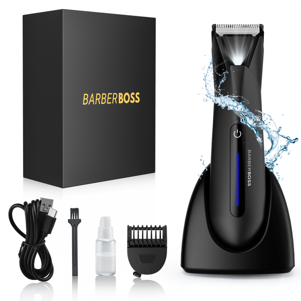 BarberBoss QR - 2072 Groin & Body Hair Trimmer for Men - BarberBoss | Look Your Best, Everyday