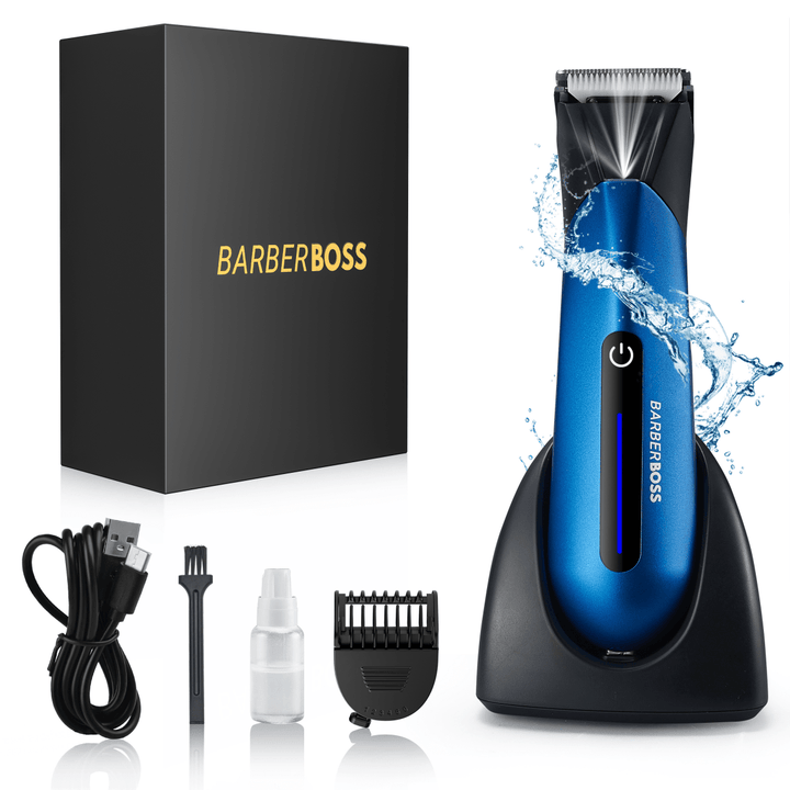 BarberBoss QR - 2076 Groin & Body Hair Trimmer, Body Groomer for Men - BarberBoss | Look Your Best, Everyday