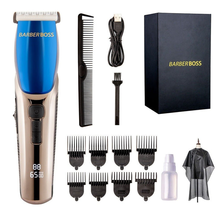 BarberBoss QR - 2083 Self - Sharpening Beard & Hair Trimmer for Men - BarberBoss | Look Your Best, Everyday