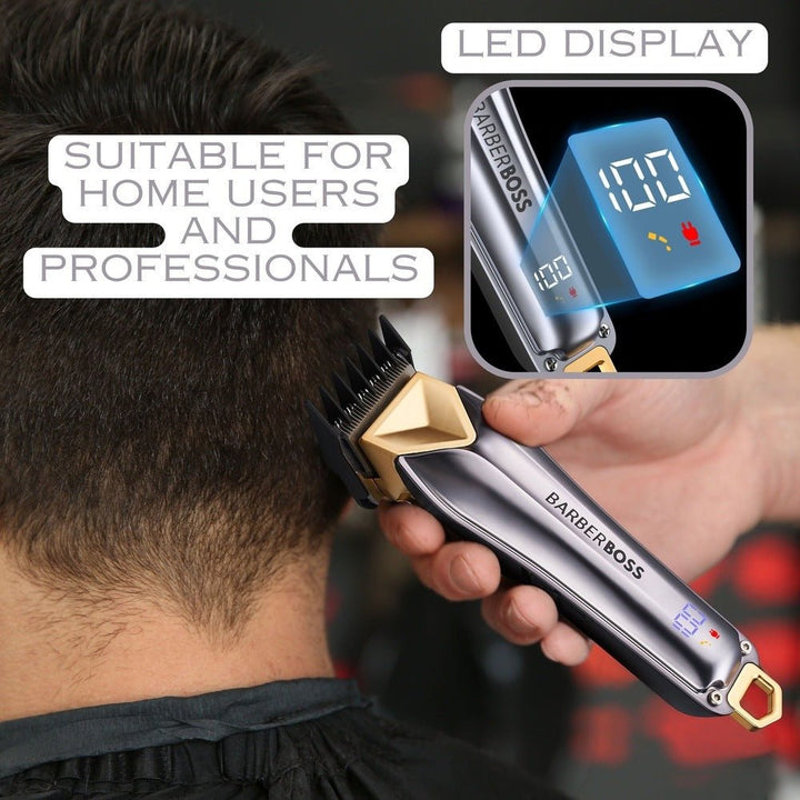 BarberBoss QR - 2098 Men’s Professional Beard & Hair Trimmer - Mens Grooming Kits - BarberBoss | Look Your Best, Everyday