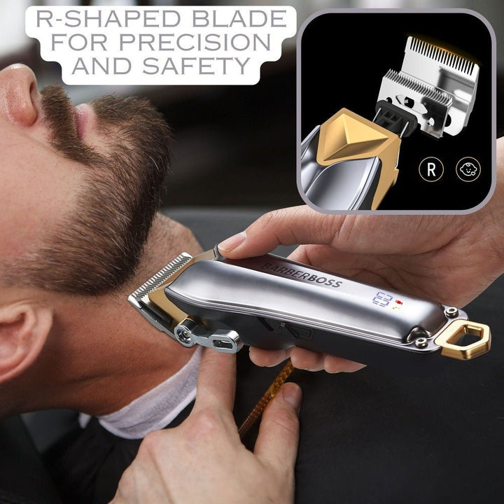 BarberBoss QR - 2098 Men’s Professional Beard & Hair Trimmer - Mens Grooming Kits - BarberBoss | Look Your Best, Everyday