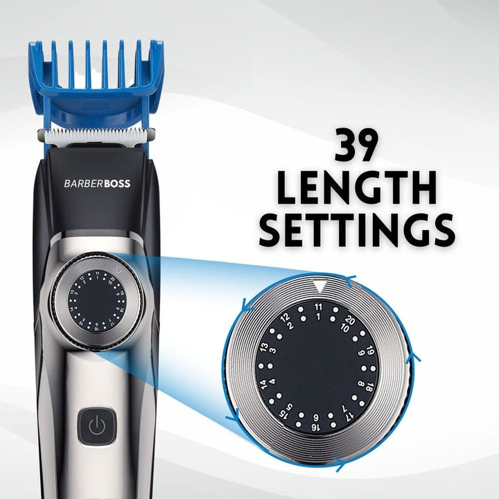 BarberBoss QR - 6083 5 in 1 Grooming Kit for Hair, Beard, Nose & Ear & Body Use - BarberBoss | Look Your Best, Everyday