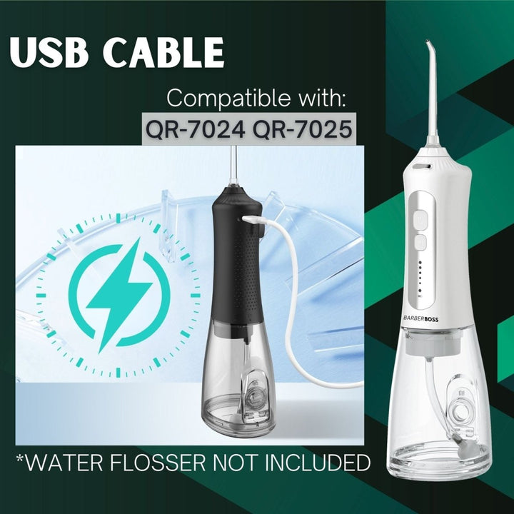 BarberBoss QR - 7024/5 USB Authentic Charging Cable - BarberBoss | Look Your Best, Everyday