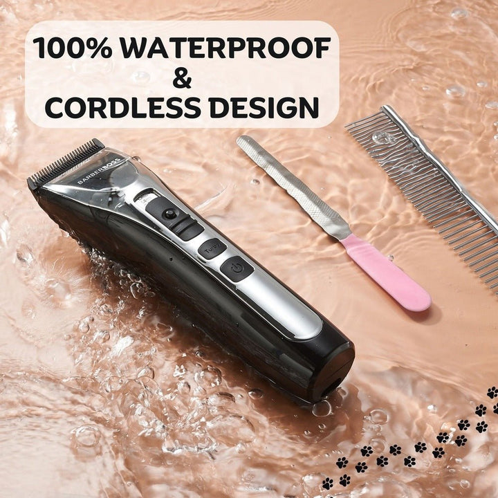 BarberBoss QR - 9086 Professional Pet Grooming Kit Cordless - Low Noise - BarberBoss | Look Your Best, Everyday