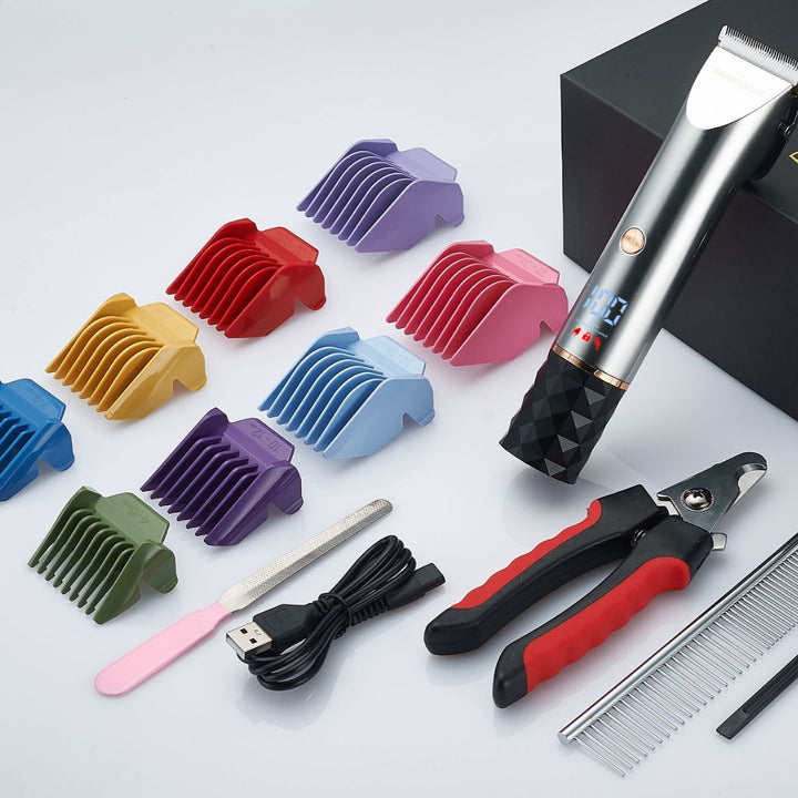 CLEARANCE - BarberBoss Pet QR - 9081 Professional Dog Grooming Clippers Kit - BarberBoss | Look Your Best, Everyday