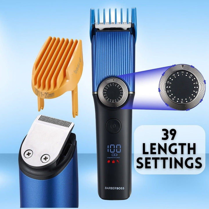 CLEARANCE - BarberBoss QR - 6082 5 in 1 Grooming Kit for Hair, Beard, Nose & Ear & Body Use - BarberBoss | Look Your Best, Everyday