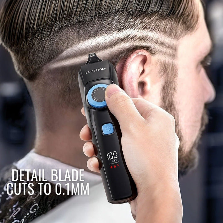 CLEARANCE - BarberBoss QR - 6087 Precision 3 - in - 1 Trimmer - Beard, Hair and Detail - BarberBoss | Look Your Best, Everyday