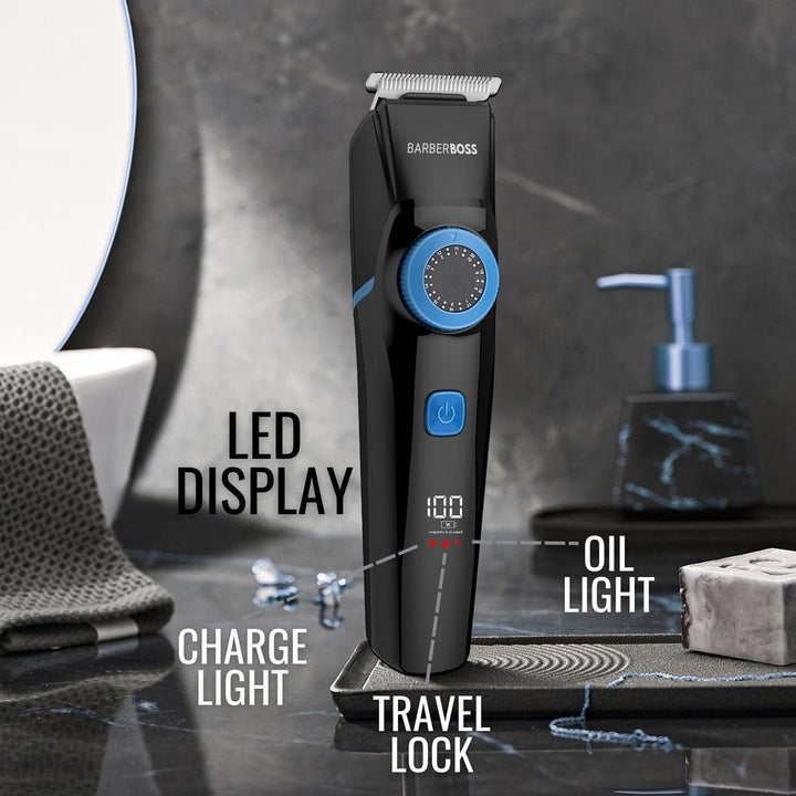 CLEARANCE - BarberBoss QR - 6087 Precision 3 - in - 1 Trimmer - Beard, Hair and Detail - BarberBoss | Look Your Best, Everyday