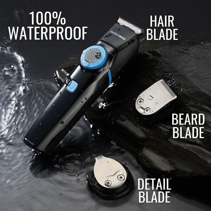 CLEARANCE - BarberBoss QR - 6087 Precision 3 - in - 1 Trimmer - Beard, Hair and Detail - BarberBoss | Look Your Best, Everyday