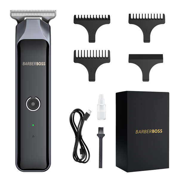BarberBoss QR-2071 Mens Grooming Kits with 4 Guide Combs