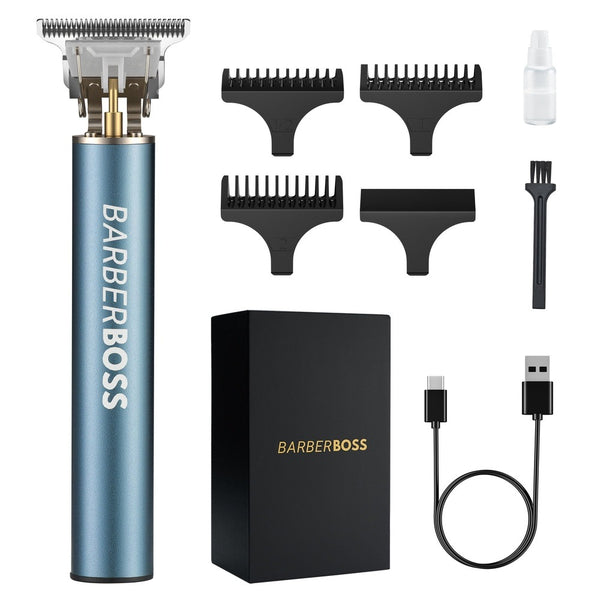 BarberBoss QR-2078 Precision T-Blade Beard & Hair Trimmer, Stubble Trimmer