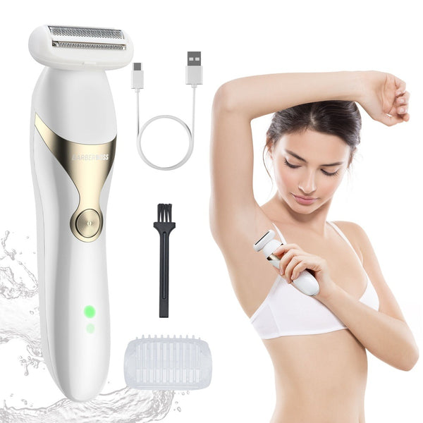 BarberBoss QR-8083  Electric Razor for Women, Portable Rechargeable Lady Shaver