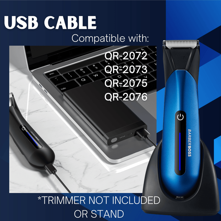 QR - 2072/73/75/76 USB Authentic Charging Cable - BarberBoss | Look Your Best, Everyday