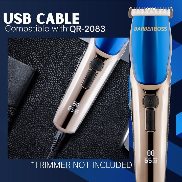 QR - 2083 USB Authentic Charging Cable - BarberBoss | Look Your Best, Everyday