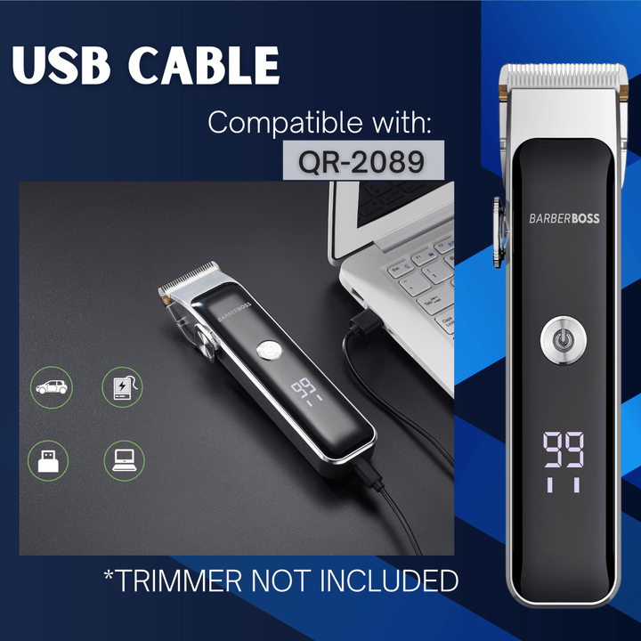 QR - 2089 USB Authentic Charging Cable - BarberBoss | Look Your Best, Everyday