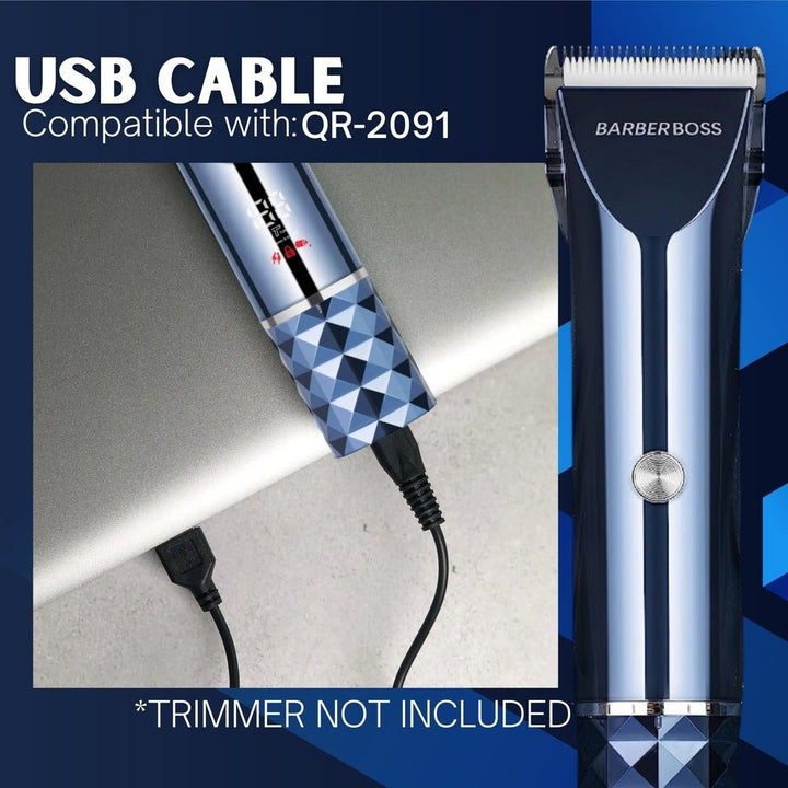 QR - 2091 USB Authentic Charging Cable - BarberBoss | Look Your Best, Everyday