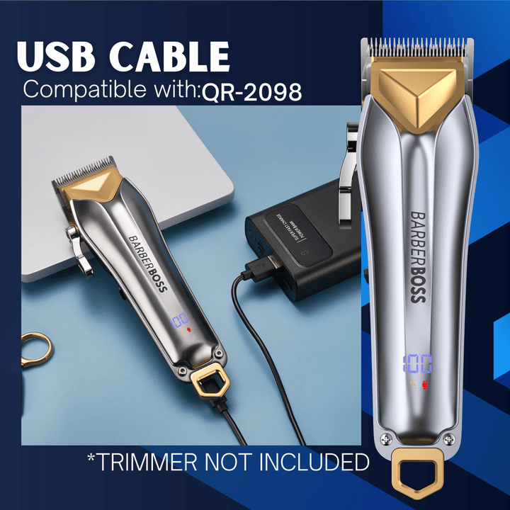 QR - 2098 USB Authentic Charging Cable - BarberBoss | Look Your Best, Everyday