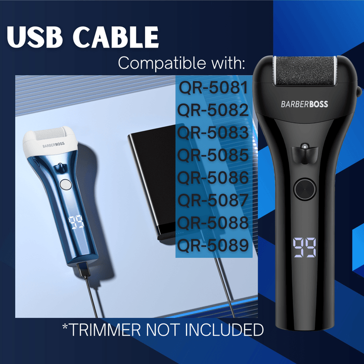 QR - 5081/82/83/85/86/87/88/89 USB Authentic Charging Cable - BarberBoss | Look Your Best, Everyday