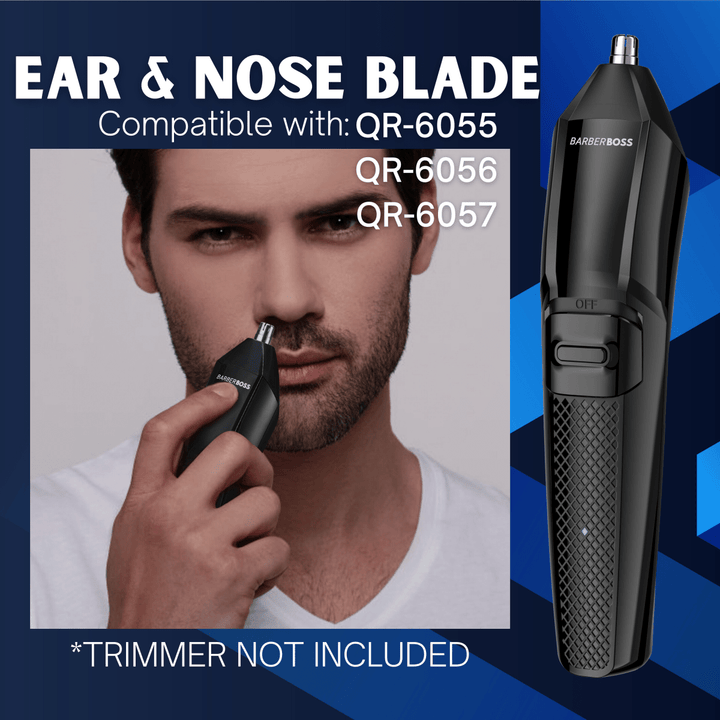 QR - 6055/56/57 Nose and Ear hair trimmer - BarberBoss | Look Your Best, Everyday