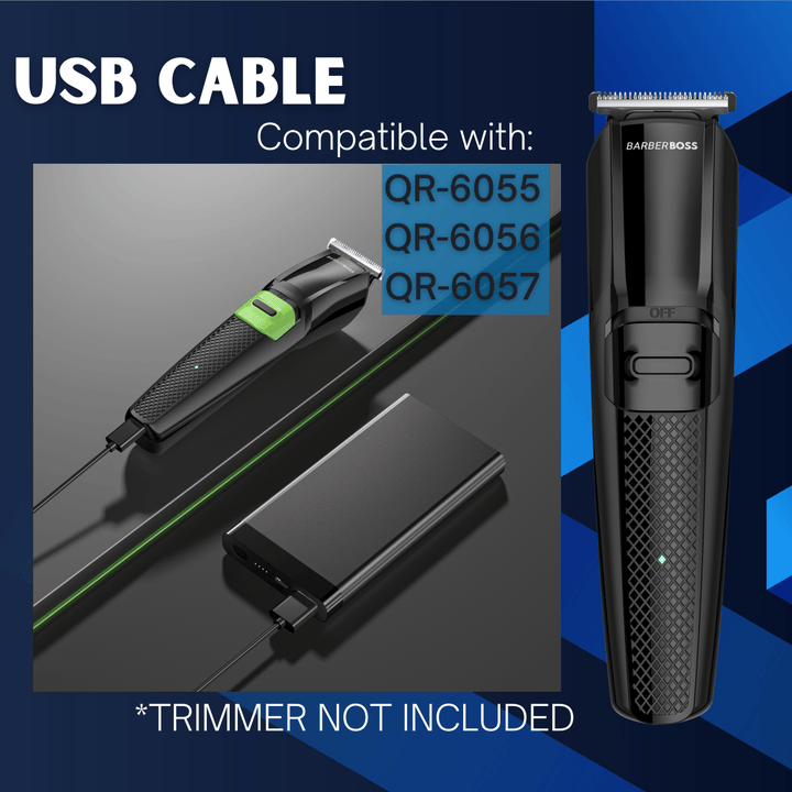 QR - 6055/56/57 USB Authentic Charging Cable - BarberBoss | Look Your Best, Everyday