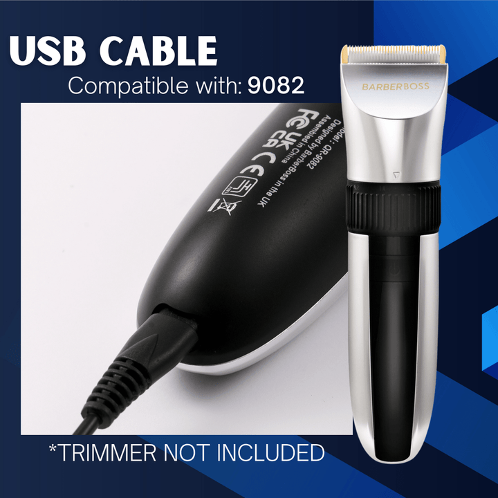 QR - 9082 USB Authentic Charging Cable - BarberBoss | Look Your Best, Everyday