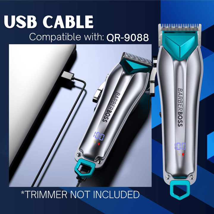 QR - 9088 USB Authentic Charging Cable - BarberBoss | Look Your Best, Everyday