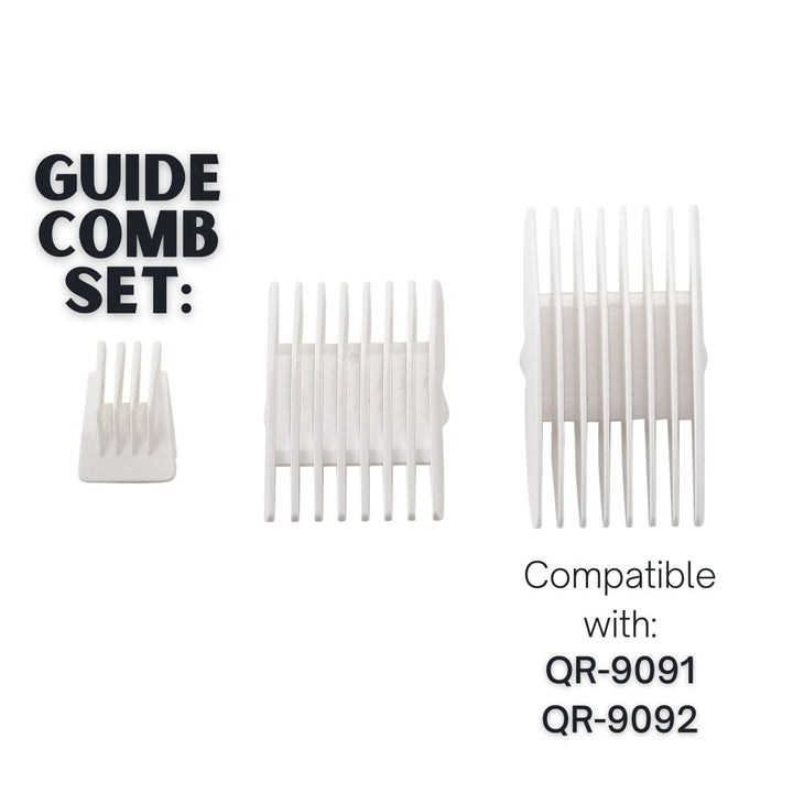 Set of 3 Guide Combs for QR - 9091/92 - BarberBoss | Look Your Best, Everyday