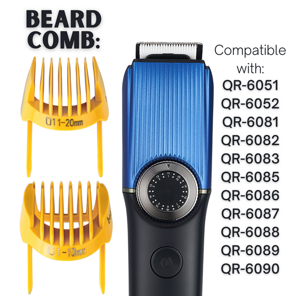 QR-6081/2/3/5/6/7/8/9/90 Beard Comb Guards Various Sizes