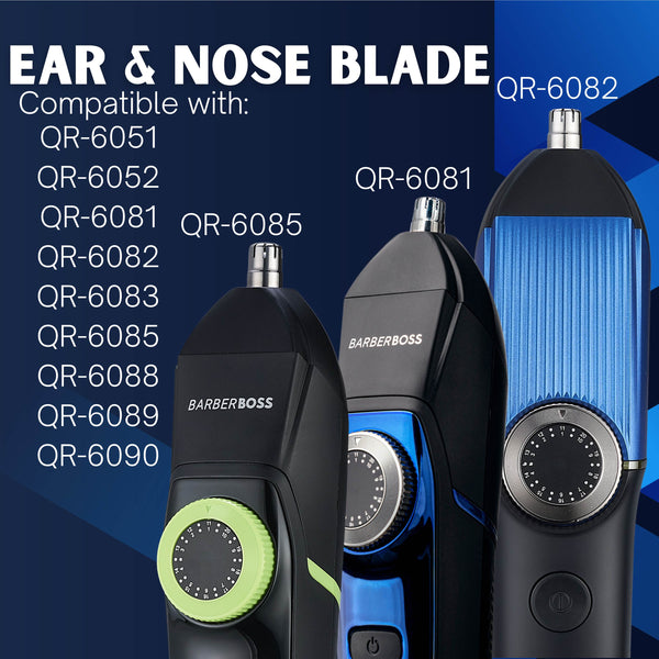 QR-6051/52/81/2/3/5/8/9/90  Nose and ear hair trimmer